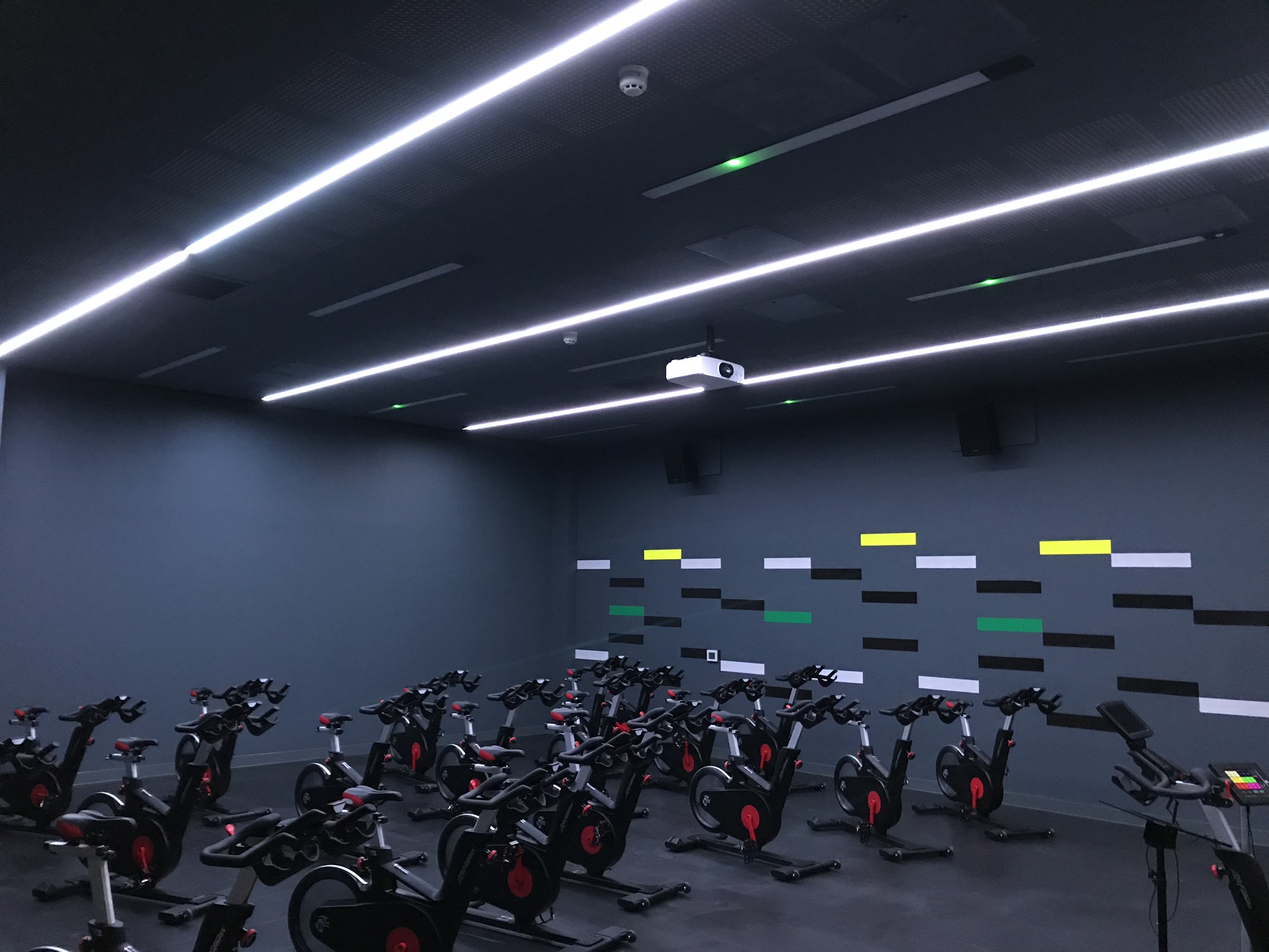 Girl sitting in her tent with a coffee