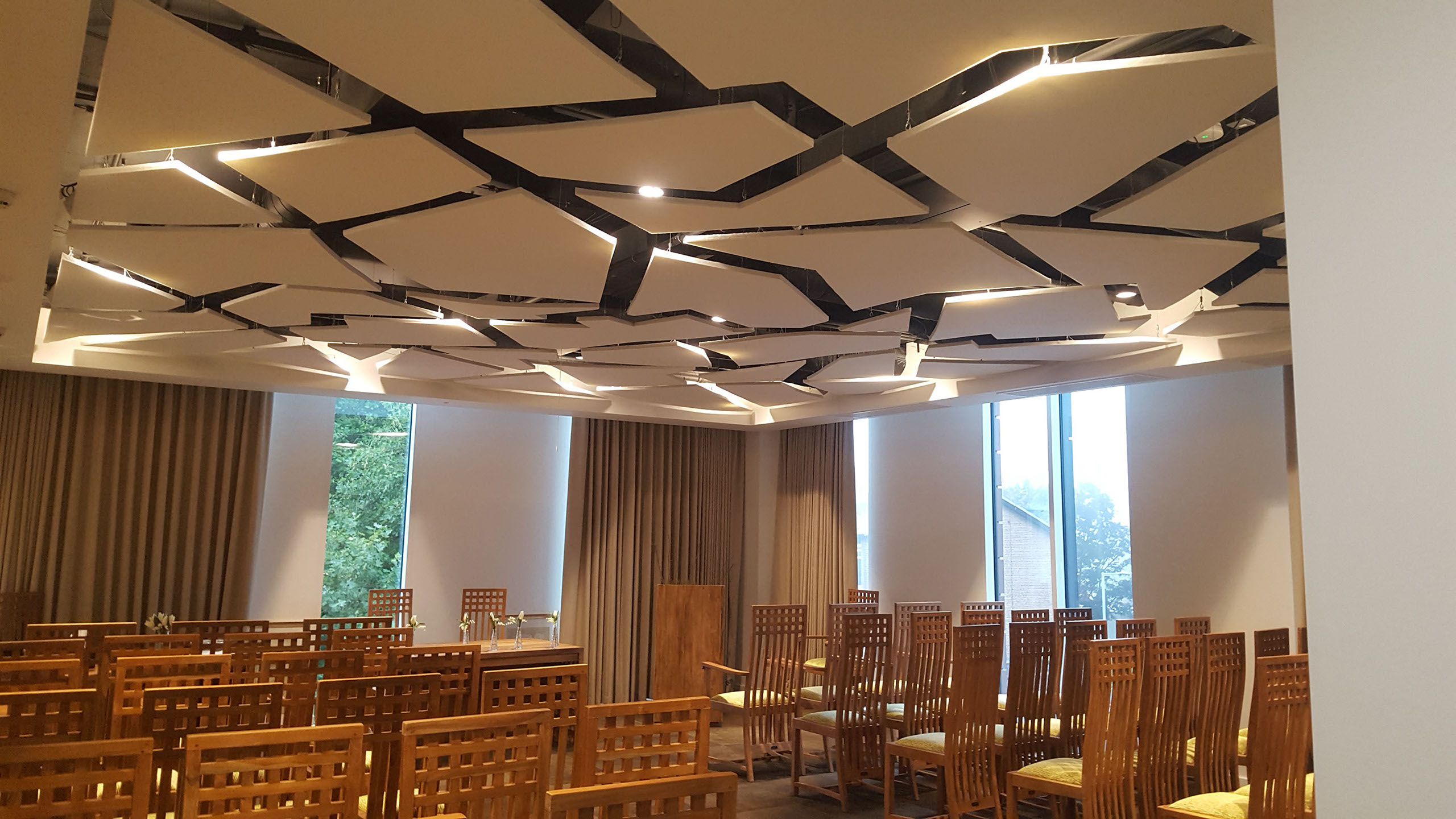 Girl sitting in her tent with a coffee