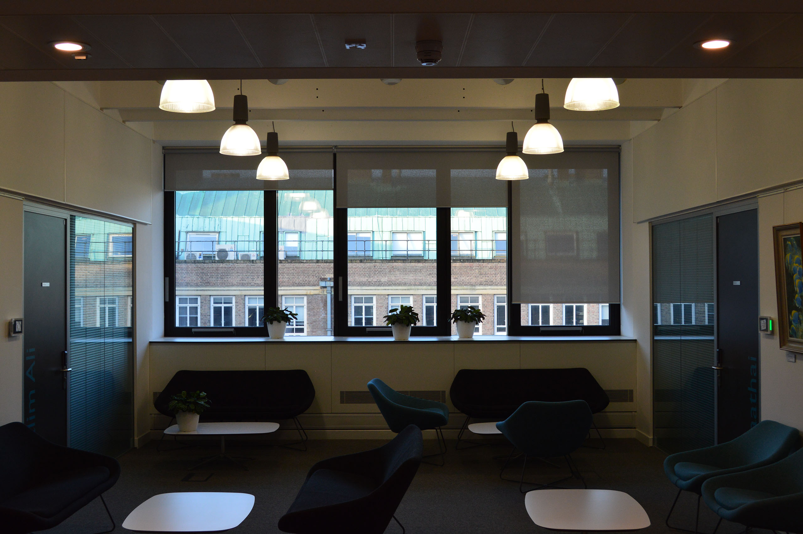 Girl sitting in her tent with a coffee